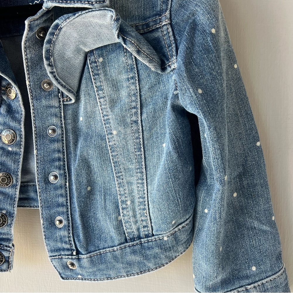 Girls Bedazzled Jean Jacket - Picture 4 of 5